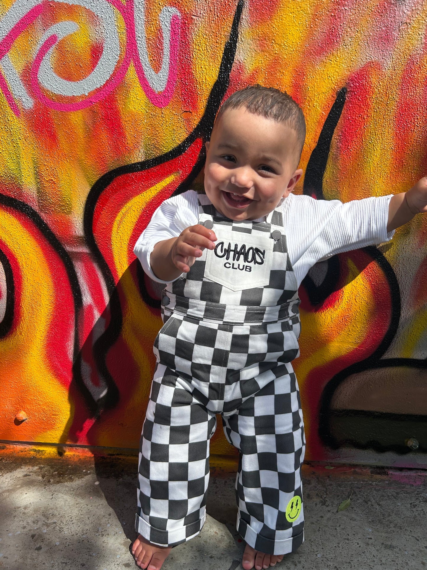 Checkerbolt Overalls
