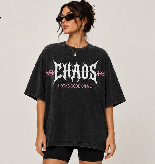 LIMITED EDITION - ADULT TEE - "Chaos Looks Good On Me"