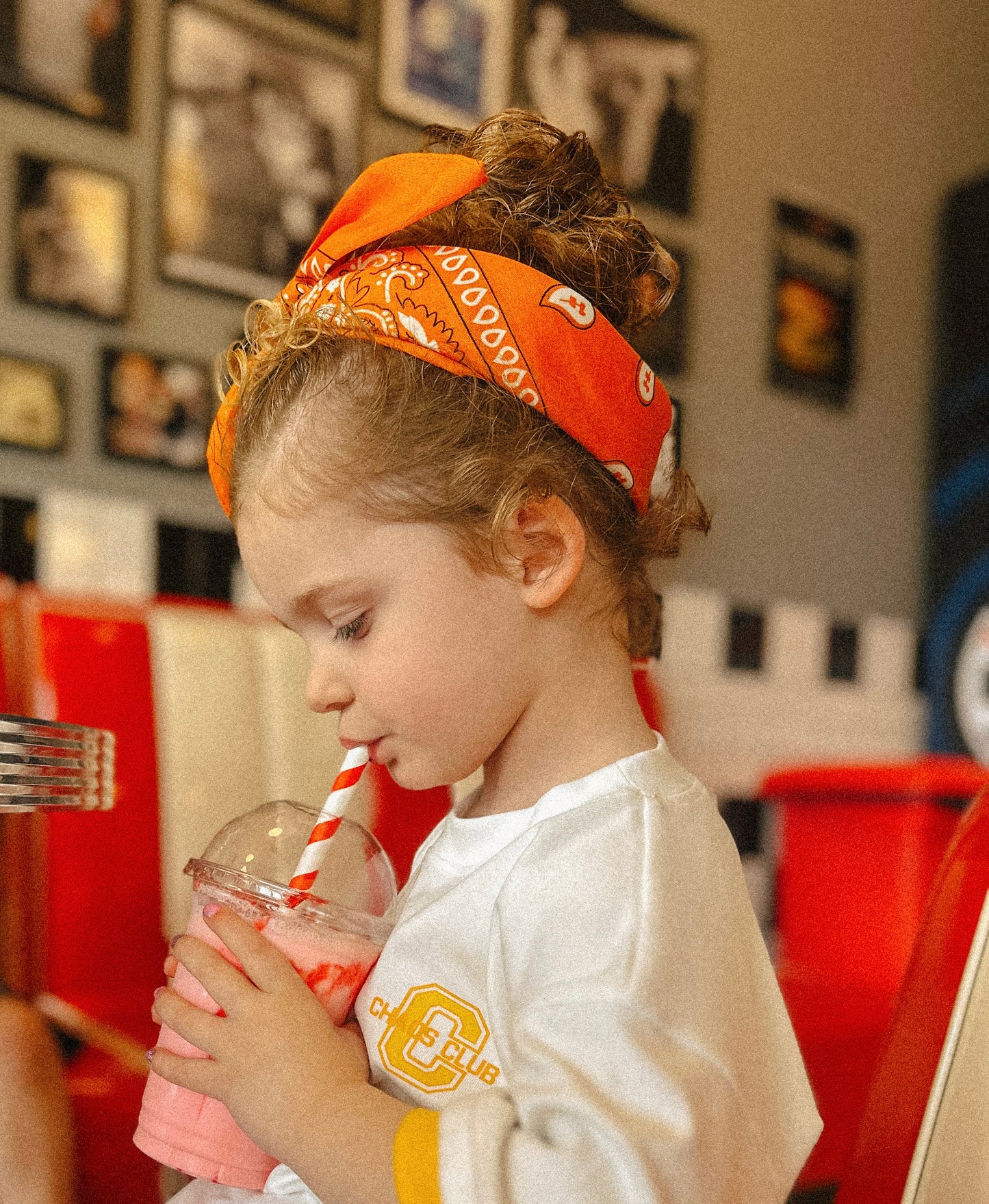 MISS MAYHEM BANDANA - ORANGE