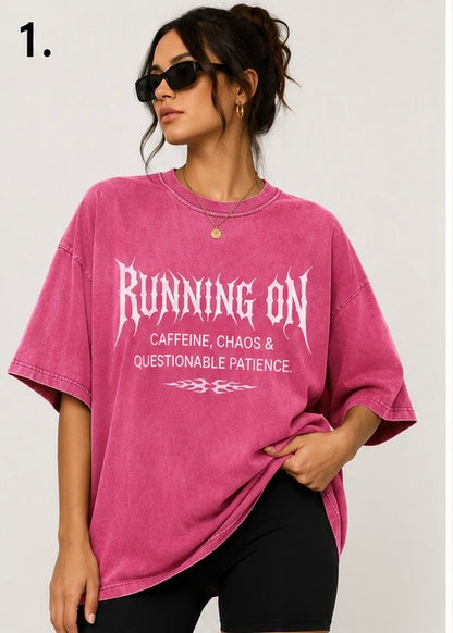 LIMITED EDITION - ADULT TEE - "Running on"